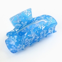 Краб для волос , заколки « Воздушной», голубой, 7 х 3 х 3,5 см Краб для волос , заколки « Воздушной», голубой, 7 х 3 х 3,5 см