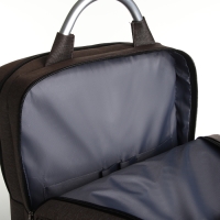 Рюкзак городской на молнии, 2 кармана, с USB, цвет коричневый Рюкзак городской на молнии, 2 кармана, с USB, цвет коричневый