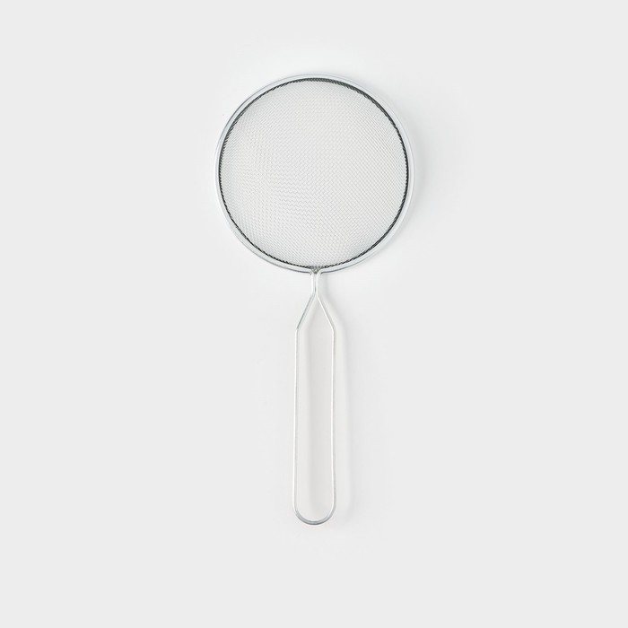 Сито для просеивания Доляна &laquo;Краски&raquo;, d=10 см, цвет серебристый