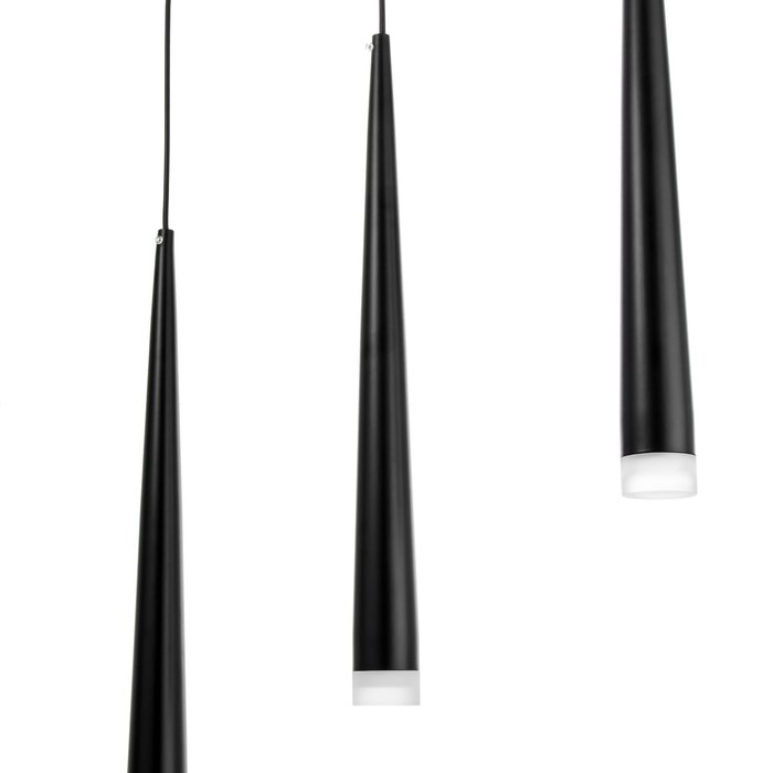 Светильник BayerLux Подвес BayerLuxной "Титан" 3хLED 9Вт 4000К черный 50х5,3х53-203см