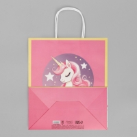 Пакет подарочный крафт, упаковка, &laquo;Моя звёздочка&raquo;, 32 х 28 х 15 см