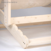 Шезлонг двухместный, ткань, хвоя, 100&times;115&times;78см