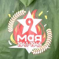 Карнавальный набор «Мы помним, мы гордимся!», р. 42–54, дождевик, флажок Карнавальный набор «Мы помним, мы гордимся!», р. 42–54, дождевик, флажок