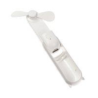 Портативный вентилятор FS08, функция Power bank 1200 мАч, 2 режима, USB, складной, белый Портативный вентилятор FS08, функция Power bank 1200 мАч, 2 режима, USB, складной, белый