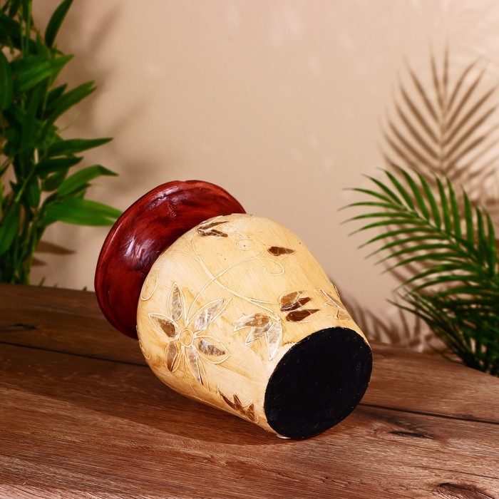 Ваза 15х15х23 см, албезия