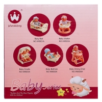 Пупс &laquo;Милый малыш&raquo; с качелью, 15 см, МИКС