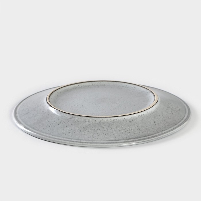 Тарелка фарфоровая Nebbia, d=24 см, h=2 см, МИКС