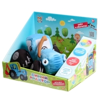 Мягкая игрушка &laquo;Синий трактор&raquo;, 20 см, озвученная, свет, 1 лампа