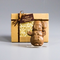 Шоколадная фигурка "Снеговик", 80 г