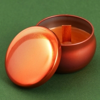 Ароматическая свеча из пчелиного воска &laquo;Арома рай&raquo;, аромат кофе, 6 х 6 х 4 см.