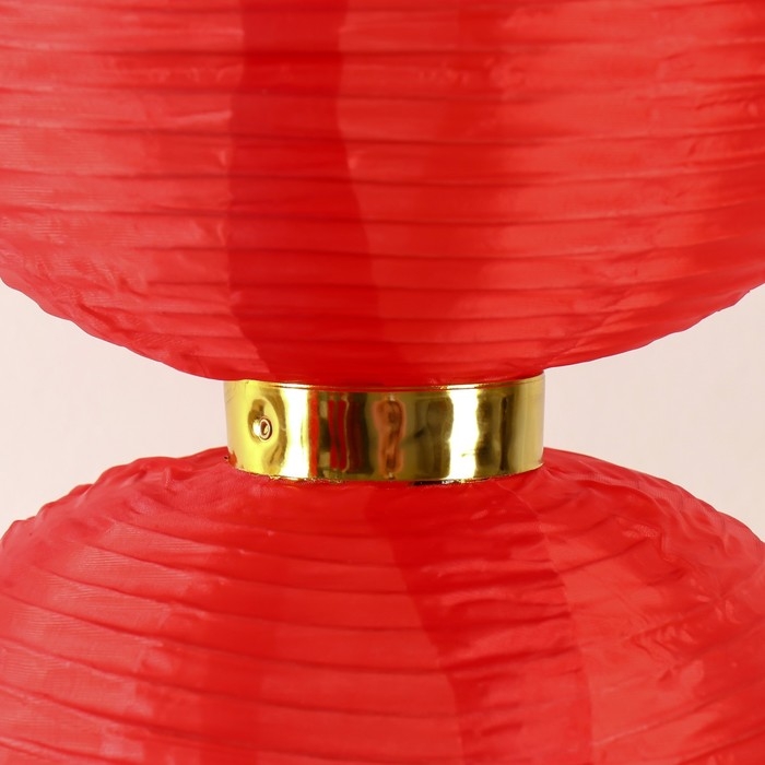 Сувенир текстиль, металл "Три китайских фонарика" 20х20х55 см