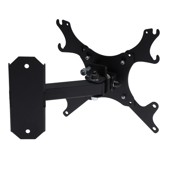 Кронштейн Кронштейн "РЭМО" К-561, для ТВ, наклонно-поворотный, 13-43", 90-215 мм от стены, чёрный