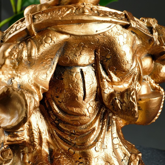 Копилка "Хотей большой" бронза, 30х20х37см