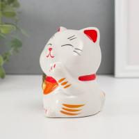 Копилка керамика "Манэки-нэко - иероглиф удача" МИКС 10х8,3х7,2 см Копилка керамика "Манэки-нэко - иероглиф удача" МИКС 10х8,3х7,2 см