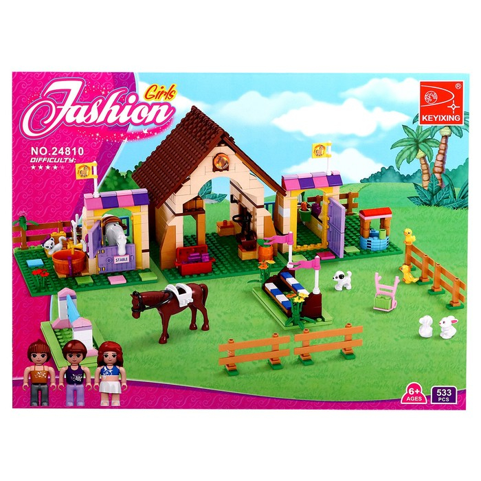 Конструктор &laquo;Конная ферма&raquo;, 533 детали