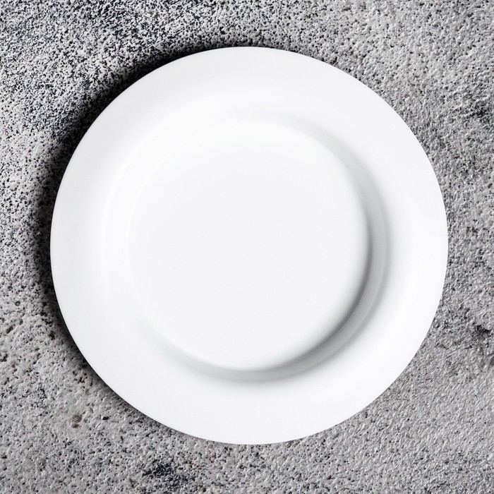 Подсвечник "Чашка" металл, 9,4х1,2 см, белый