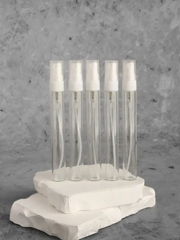 Флакон для парфюма, с распылителем, 10 мл, фасовка &ndash; 5 шт., белый