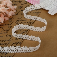 Кружево вязаное, 15 мм × 2,7 ± 0,5 м, цвет белый Кружево вязаное, 15 мм × 2,7 ± 0,5 м, цвет белый