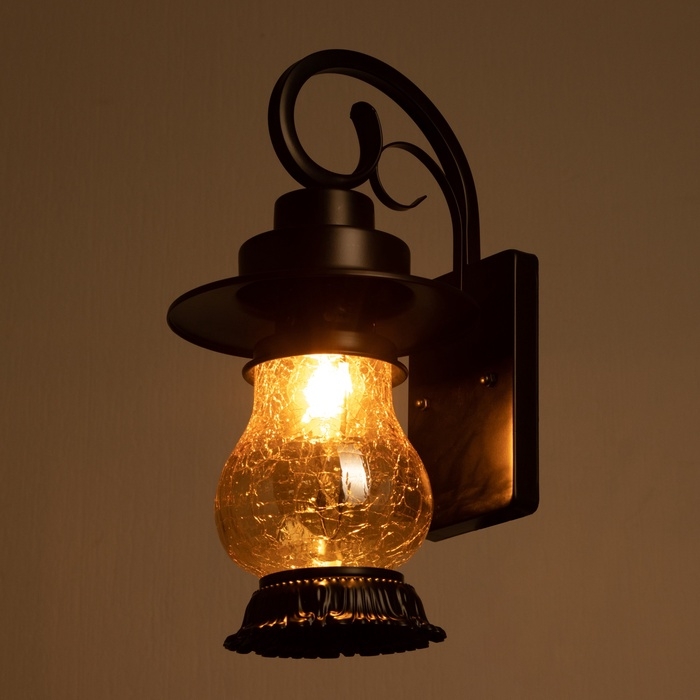 Бра "Роджер" Е27 40Вт черный 20х18х37 см