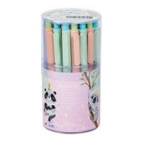 Ручка шариковая автоматическая FreshWrite FunClick "Милота зашкаливает" 0.7 мм, синие пигментные чернила, корпус Soft Touch, МИКС Ручка шариковая автоматическая FreshWrite FunClick "Милота зашкаливает" 0.7 мм, синие пигментные чернила, корпус Soft Touch, МИКС