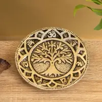 Подставка под благовония "Древо Жизни" алюминий 11 см