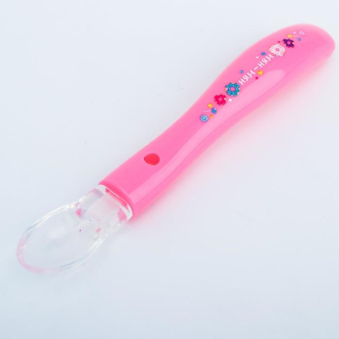 Ложка детская из силикона &laquo;Ням-Ням&raquo;