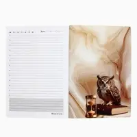 Большой ежедневник soft-touch А5+, 96 листов "Самый лучший учитель"