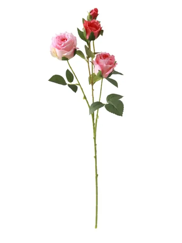 Цветы искусственные &laquo;Роза Августина галант&raquo;, d=6 см, h=55 см, светло-розовые