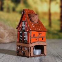 Аромалампа Домик &laquo;Санчо&raquo;, 13 см, ручная работа, микс