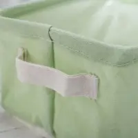 Корзина для хранения с ручками Доляна &laquo;Авокадо&raquo;, 23&times;16&times;12 см, цвет фисташковый