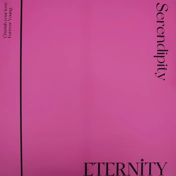 Пленка для цветов матовая, &laquo;Стастливая вечность&raquo;, 57&times;57 см, фуксия, 65 мкм