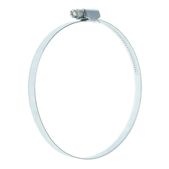 Хомут оцинкованный ZEIN engr, несквозная просечка, диаметр 91-114 мм, ширина 9 мм