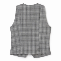 Жилет женский MINAKU: Casual Collection цвет клетка серая, р-р 42