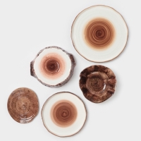 Блюдо для подачи Magistro "Wood" 28см 27.8х27,5х3 см