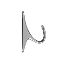 Крючок мебельный CAPPIO STANDART, однорожковый, цвет хром