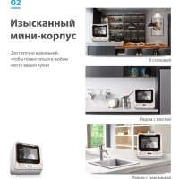 Мини посудомоечная машина настольная MCFD42900GMINI-i Wi-Fi Мини посудомоечная машина настольная MCFD42900GMINI-i Wi-Fi