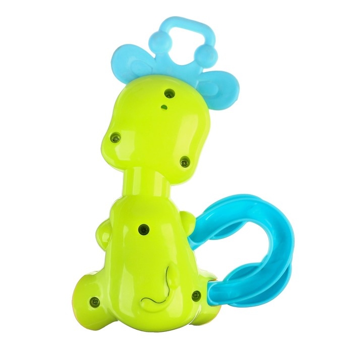 Погремушка - пищалка &laquo;Дракоша&raquo;, с эластичными элементами, цвет МИКС, Крошка Я