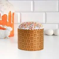 Форма бумажная для кулича Деко-про &laquo;Новый стандарт&raquo;, 11&times;8.5 см, МИКС