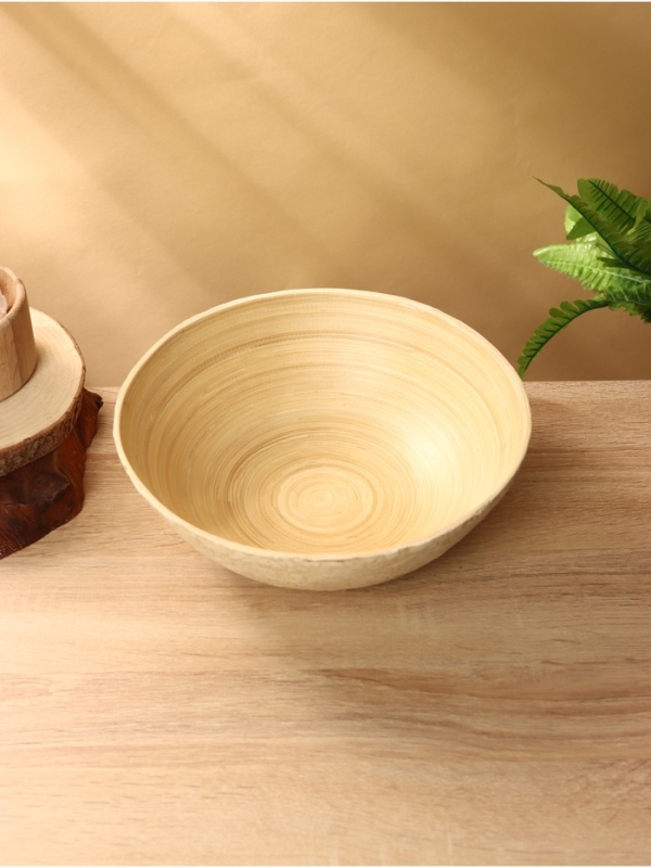 Салатник 25х25х8 см, бамбук