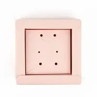 Коробка под бижутерию &laquo;Розово-бежевая&raquo;, 7.5 х 7.5 х 3 см
