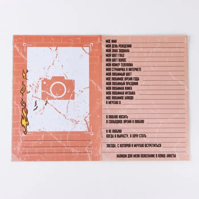 Анкета для друзей А5, 16 л. &laquo;Коты военные. 23 февраля&raquo;