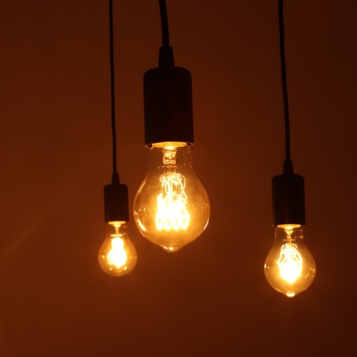 Светильник "Паук" черный 6x40Вт E27 черный BayerLux