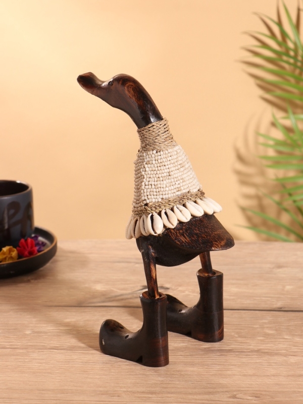 Сувенир "Утка" с декором, 25 см