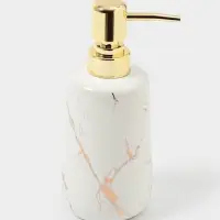 Дозатор для жидкого мыла SAVANNA Lightning, 350 мл, цвет белый