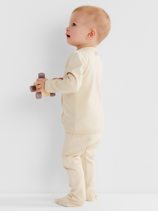 Кофточка детская MINAKU "Nature", цвет бежевый, рост 68-74 см