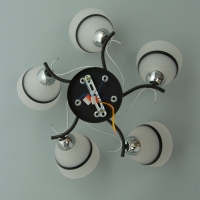 Люстра "Лайма" 5хЕ27 40Вт черно-хромовый 55х55х24 см Люстра "Лайма" 5хЕ27 40Вт черно-хромовый 55х55х24 см