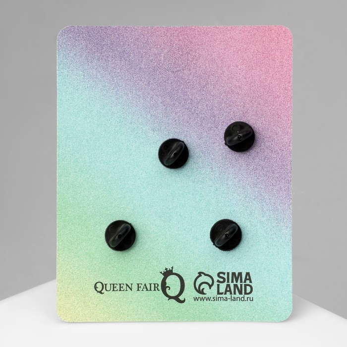 Набор значков (4 шт.) «Зубы», цветной в золоте Набор значков (4 шт.) «Зубы», цветной в золоте