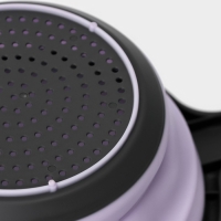 Дуршлаг складной Доляна &laquo;Волна&raquo;, d=20 см, цвет сиреневый