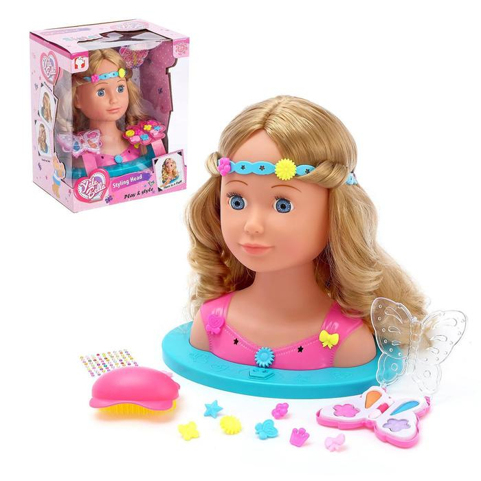 Кукла-манекен для создания причесок «Белла» с аксессуарами Кукла-манекен для создания причесок «Белла» с аксессуарами