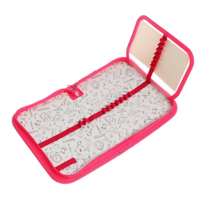 Пенал 1 секция 130 х 190 х 30 мм, с откидной планкой, ПКК 07- 5, Пенал 1 секция 130 х 190 х 30 мм, с откидной планкой, ПКК 07- 5, "Щенята", ламинированный картон 59638